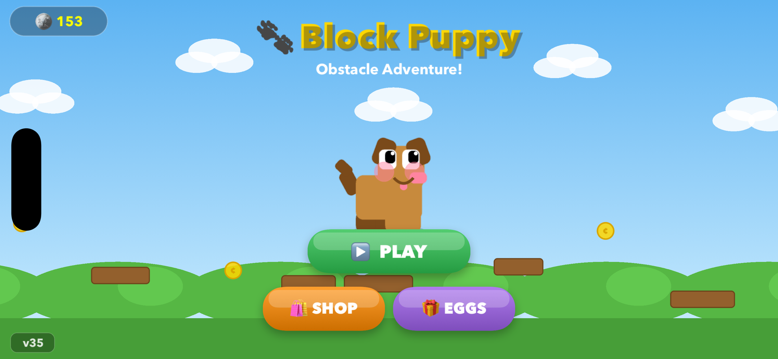 Block Puppy main menu